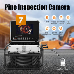 720P 7 "écran DVR 16GB TF carte vidéo <span class=keywords><strong>endoscope</strong></span> caméra 145 ° visualisation <span class=keywords><strong>50M</strong></span> 17mm IP68 drain égout Pipeline <span class=keywords><strong>endoscope</strong></span> industriel - Product Image 3