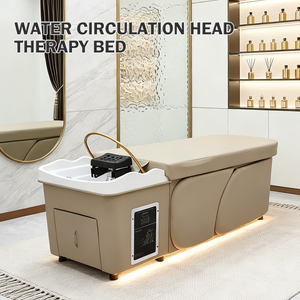 Fauteuil de massage et de lavage capillaire thaïlandais personnalisable en cuir avec circulation d'eau pour salons de beauté mondiaux - Product Image 3