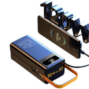 Batterie externe haute puissance 120W 60000mAh à charge ultra-rapide avec logo imprimé à chaud et lampe de camping intégrée - Product Image 1