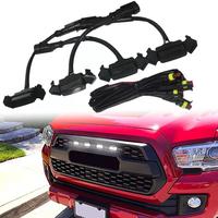Carolyn – lumière Led ambre pour voiture tout-terrain, Grille de voiture, lumière de ramassage, capot avant, lumières de Grille pour Ford Toyota, 4 pièces
