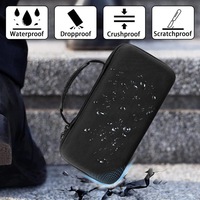 Sac de rangement pour manette de jeu EVA noir, 5 étuis rigides portables compatibles avec la manette de jeu mobile Backbone One