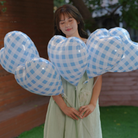 Ensemble de décoration pour fête du 18e anniversaire et fête des pères, bannière argentée et bleue, drapeau triangulaire, ballon pour fête d'anniversaire