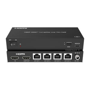 1080p 1x4 <span class=keywords><strong>HDMI</strong></span> <span class=keywords><strong>Splitter</strong></span> (70m) über CAT6-Kabel mit PoC - Product Image 3