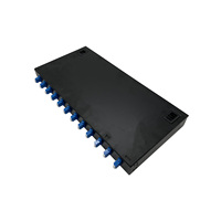 Boîtier de terminaison fibre optique LC monomode duplex 12/24 ports, montable en rack, boîte de distribution fibre optique, boîte de fusion de fibres
