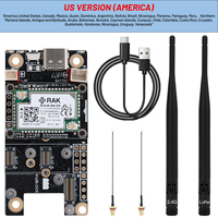 Placa PCB de módulo Wisblock RAK4630 + 19007 con chip Bluetooth SX1262 Lora y NRF52840 para radio de nodo Meshtastic