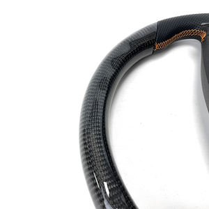 Volante Personalizado de Cuero y Fibra de Carbono para SEAT LEON SC <span class=keywords><strong>CUPRA</strong></span> <span class=keywords><strong>Ibiza</strong></span> Accesorios de Coche Partes Interiores - Product Image 6