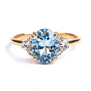 Anillo Solitario Minimalista con Moissanita Corte Pera VVS D GRA 5*8mm, Engaste de Garras, Plata 925, Baño de Oro 18K, Antideslustre, para Uso Diario - Product Image 4