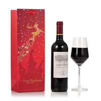 Sac en papier pour vin, personnalisé avec logo imprimé, pour emballage cadeau d'une bouteille, en matériaux recyclés, pour Noël, vente en gros OEM ODM du fabricant