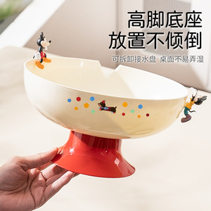 Corbeille à fruits avec base rouge en PP, qualité alimentaire, pour la maison, la présentation de collations, les fêtes - Product Image 4