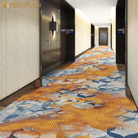 Moquette de haute qualité, tissée à la machine, jacquard, Axminster, écologique, antidérapante, 5 étoiles, pour les chambres d'hôtel, les couloirs, les halls, les salles de séjour