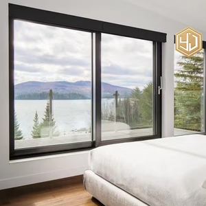 Fournisseur direct d'<span class=keywords><strong>usine</strong></span>, fenêtre coulissante verticale en alliage d'aluminium bon marché, prix prêt à l'emploi, extérieur coupe-vent pour vente en gros - Product Image 1