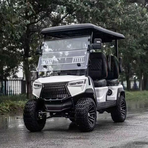 Voiturette de golf électrique 4 places, longue autonomie pour déplacements sur les terrains de golf, voiturette de golf pour routes non publiques, homologuée DOT CE - Product Image 1