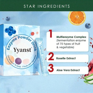 Enzyme digestive naturelle OEM ODM, extrait à base de plantes pour la santé digestive, boisson pour le contrôle du poids chez l'adulte, favorise la détoxification - Product Image 3