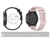 BEEFLYPOWER Tali Jam Tangan Silikon Sport Berkualitas Tinggi Motif Kotak-kotak Kecil dengan Gesper Warna untuk Apple Watch Band Ultra 2 Seri 11 10 9