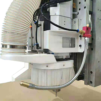 Routeur CNC 4 axes MG avec axe rotatif pour la gravure sur bois, le façonnage du laiton, haute précision, table à vide, 9KW