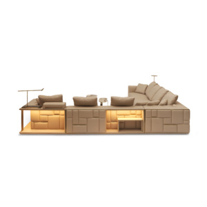 Ý Sang Trọng L Hình Dạng Góc <span class=keywords><strong>Sofa</strong></span> Lưu Trữ Thiết Kế Ghế Phòng Khách <span class=keywords><strong>Sofa</strong></span> Đồ Nội Thất Hiện Đại Modular Da Cắt <span class=keywords><strong>Sofa</strong></span> Bộ - Product Image 5