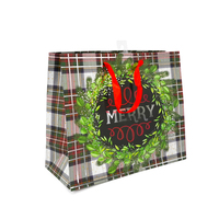 Bolsa de Papel Reciclable Ecológica de Lujo, Portátil, con Logotipo Personalizado, para Envasado de Alimentos, Compras, Regalos, Velas y Manualidades