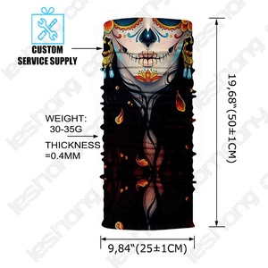 Sciarpa Infinity con stampa personalizzata senza cuciture <span class=keywords><strong>multiuso</strong></span> in poliestere all'ingrosso <span class=keywords><strong>Bandana</strong></span> a tubo con bandiera americana - Product Image 3