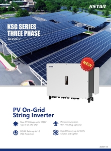 G125KT7 ระบบโซลาร์เซลล์แบบเชื่อมต่อกับระบบไฟฟ้าสาธารณะ ประสิทธิภาพสูง 125KW แรงดันไฟฟ้า 230/400V สามเฟส พร้อมระบบ MPPT สำหรับใช้งานเชิงพาณิชย์ - Product Image 1