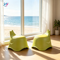 Chaise Moderne Sculpturale en Fibre de Verre Durable et Écologique pour Loisirs, Salle à Manger, Chambre, Salon, Appartement, Tabouret pour Enfants