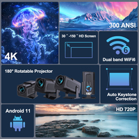 Mini projecteur portable, profitez d'un grand écran pour PC, smartphone Android et Apple
