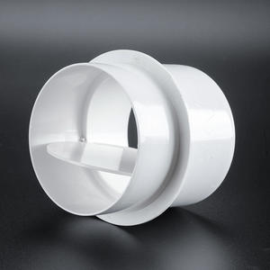 110 160 180 200 Ventilador de ventilación de <span class=keywords><strong>PVC</strong></span> Válvula de retención de aire antirretorno Conducto de escape unidireccional de baja presión Accesorios de tubería de retención de plástico" - Product Image 1