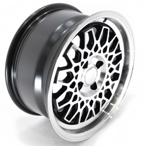 Ruedas de 15 pulgadas para coche de pasajeros, diseño Deep Dish escalonado, 25 ET, 5*100/114.3 PCD, 73.1 CB, radios múltiples - Product Image 4