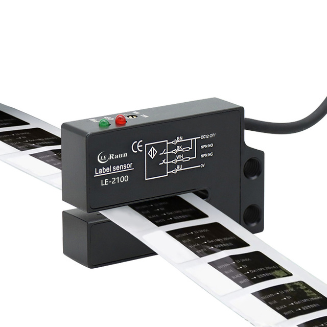 LERAUN High Speed Count Fork Label Detection Sensor Slot Type Photoelectric Label Sensor Switch