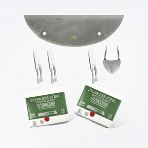 Cuchilla Quirúrgica Estéril Manual para Dermaplaning Blush # Juego de Instrumentos Faciales Profesionales 10R, Acero al Carbono con Certificación ISO - Product Image 3