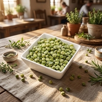 Grande Quantité de Pois Verts Déshydratés Prix de Gros Usine pour Grossistes Étrangers