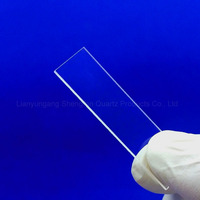 Lámina de Vidrio de Cuarzo Óptico Transparente a los Rayos UV, de Sílice Fundida Cuadrada JGS1 JGS2 JGS3