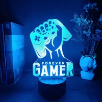 Forever gamer PS5 Game Zone 3D night Lamp – cadeau pour les Fans de jeux