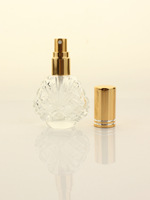 Détail 15ml clair créativité parfum vaporisateur bouteille en verre or Rose/argent bouchon pour crème pour le visage et utilisation de brume cosmétique