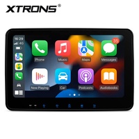 Système de navigation stéréo universel pour voiture Android 15 double DIN 10,1 pouces 6+128 Go QLED 4G DSP avec sortie audio coaxiale RCA BT CE-XTRONS