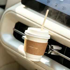 Mini diffuseur d'aromathérapie parfumé pour voiture, en forme de cornet de crème glacée estival, pour aérer et rafraîchir l'air ambiant - Product Image 1