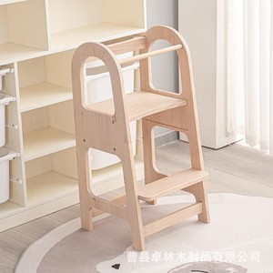 Tour d'apprentissage pour bébé, Escabeau pour enfants, Tour d'apprentissage Montessori pliable anti-chute, Tabouret pour bébé, Escabeau - Product Image 1