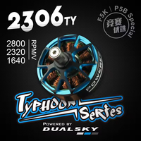 DUALSKY 2306TY Mini Drone FPV Professionnel, Planeur Électrique F5K (Amélioration F3K), Moteur P5B Pliable pour Compétition, Télécommande Métallique