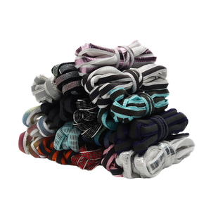 Cordones reflectantes de poliéster planos a granel con efecto láser estrellado para zapatillas de baloncesto, calzado informal, ropa de trabajo y pulseras. - Product Image 1