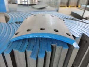 Bán nóng lót phanh 19094 Máy tán đinh cho lót phanh dệt lót phanh bán Trailer phanh giày lót Máy ép - Product Image 3