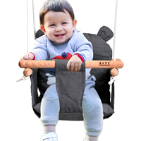 Chaise de balançoire en bois d'hamac d'intérieur et d'extérieur d'enfants chauds pour l'usage à la maison de maternelle d'école de jardin d'arrière-cour