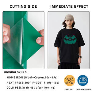 광인통 도매 무광 전사 필름 열 프레스 비닐 플렉스 PVC 하이드로 디핑 HTV 의류용 하이드로 디핑 HTV - Product Image 5