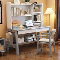 Ensemble de bureau et chaise d'étude moderne haut de gamme, couleur bois naturel, table d'étude pour enfants, pour la maison, l'école, les adultes