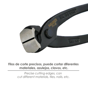 Pinze Professionali Russe Plus DIN/ISO 9242 in Cromo Vanadio Nero 10 Pollici - Product Image 3