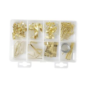Woking <b>Picture</b> <b>Frame</b> <b>Hooks</b> Set Carbon Steel Polished Slip <b>Hook</b> Home Decoration Hardware Kit - Product Image 5