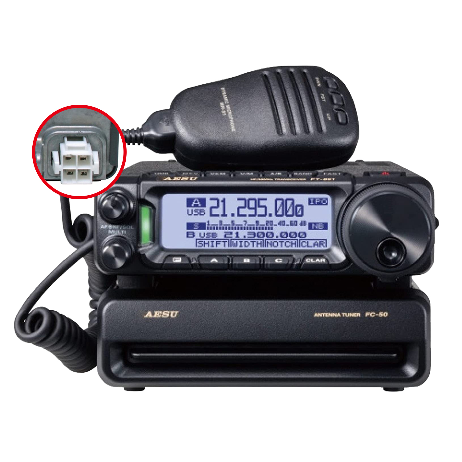 Ft ft-891 ft891 cabel 50km Walkie Talkie japonya tam tüm mod Analog Ultra taşınabilir telsiz kısa dalga mobil deniz radyo