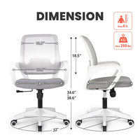 Vente en gros, mobilier de maison moderne, dossier central, pivotant, ergonomique, bon marché, chaise de personnel, bureau, ordinateur, chaise en maille