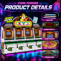 Machine de jeu à monnayeur de style chinois, machine à pousser les jetons avec jackpot pour l'amusement, fourniture directe d'usine