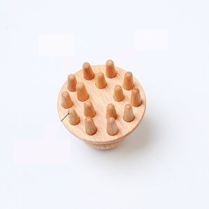 Herramientas de masaje de madera para músculos con mango suave - Product Image 2