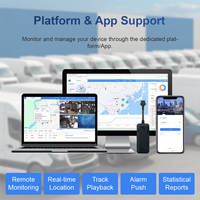 Aplicación de Plataforma Web 4G + 2G, GPS GSM, rastreador GPS para coche en tiempo Real para motocicletas con tarjeta SIM IOT, dispositivo de seguimiento GPS de motor cortado