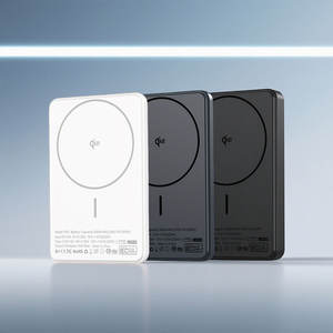 Batería Externa Magnética Ultrafina Personalizable de 5000mAh/10000mAh, <span class=keywords><strong>Carga</strong></span> Rápida Inalámbrica Qi2 de 15W, Powerbank Delgado - Product Image 1